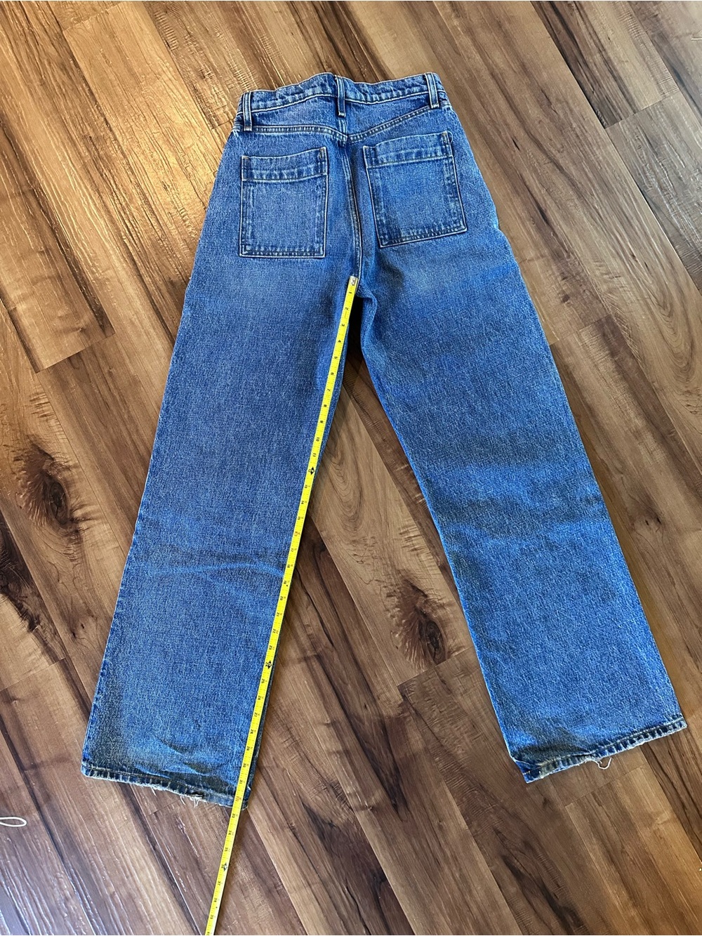 EUC sz26 Joe's Jeans The Harlowe High Rise Wide leg in Glorious 100% cotton - Picture 8 of 15